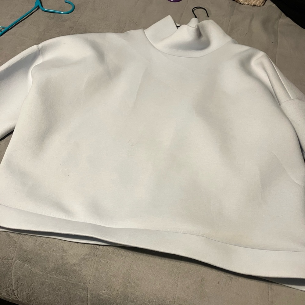 White Turtleneck Sweater